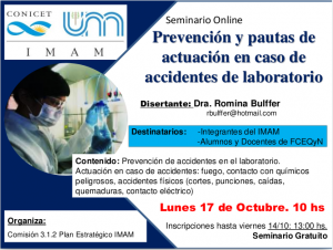 Seminario Online "Prevención y pautas de actuación en caso de a